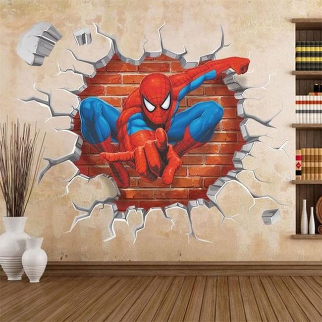 Spider-Man Red Blue Brick Energy