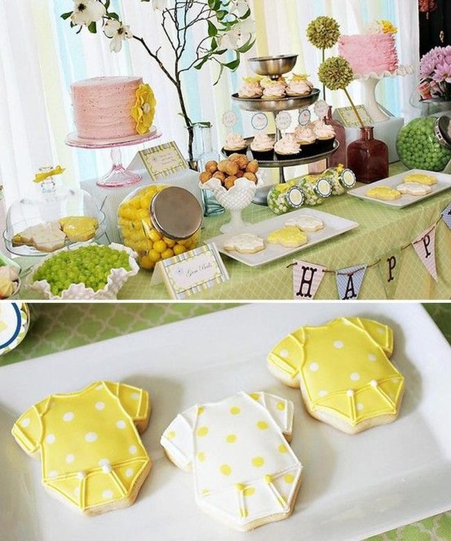 Yellow Candy Jar Baby Celebration