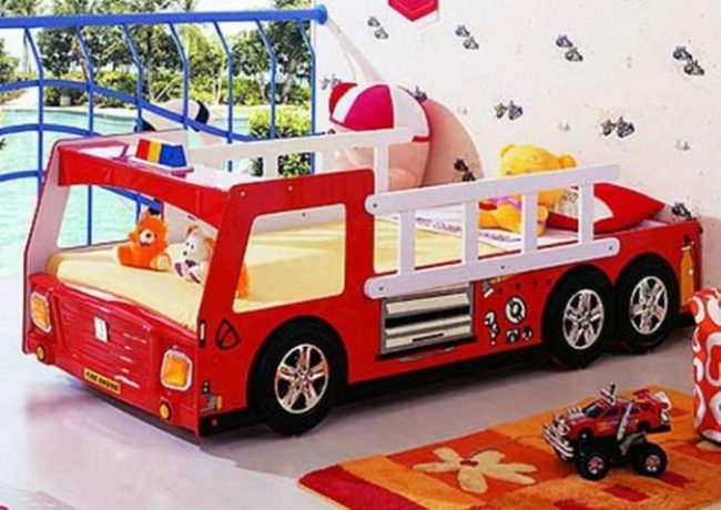 Fire Truck Bedroom Theme