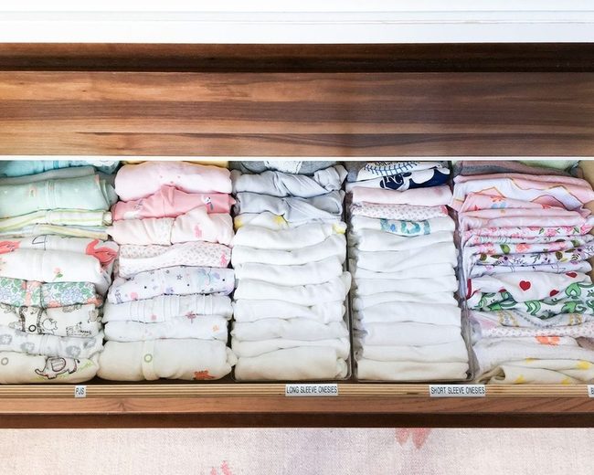 Baby Clothes Organized By Category