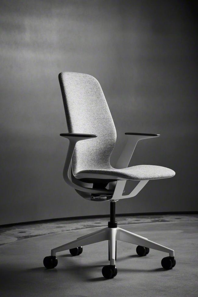 Monochrome Office Chair Neutral Workspace