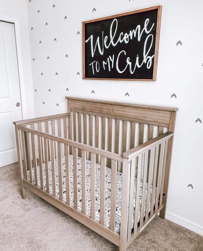 Black and White Geometry Nursery