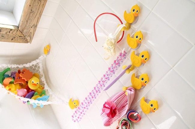 Corner Mesh Toy Hammock for Baths