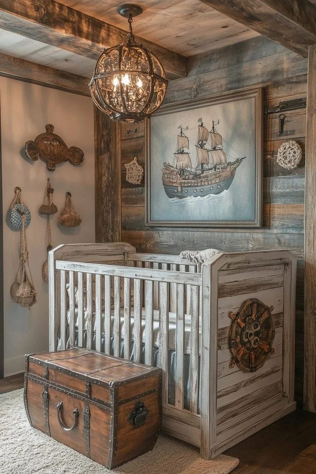 Weathered Wood Nautical Nursery