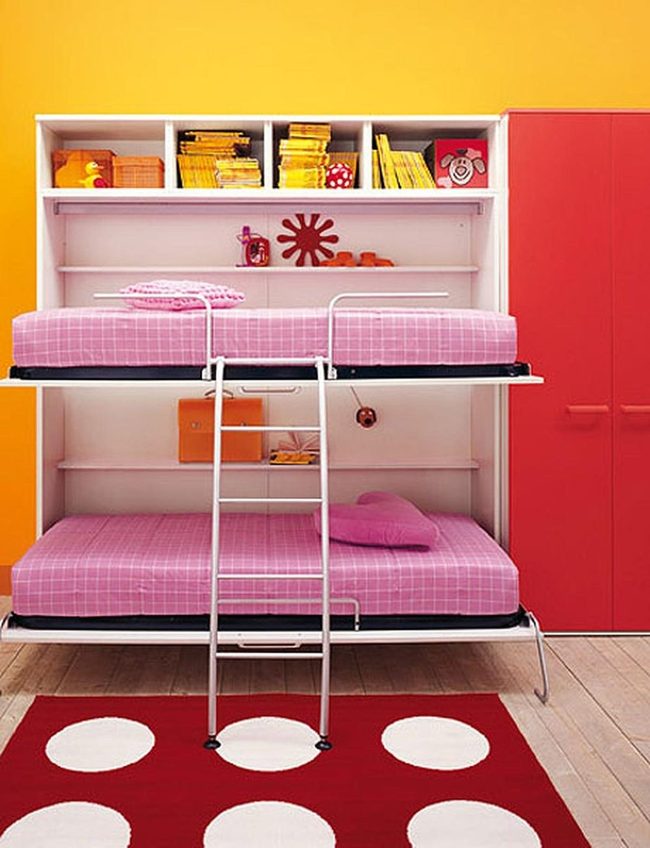 Orange Walls, Stacked Beds, Pure Energy