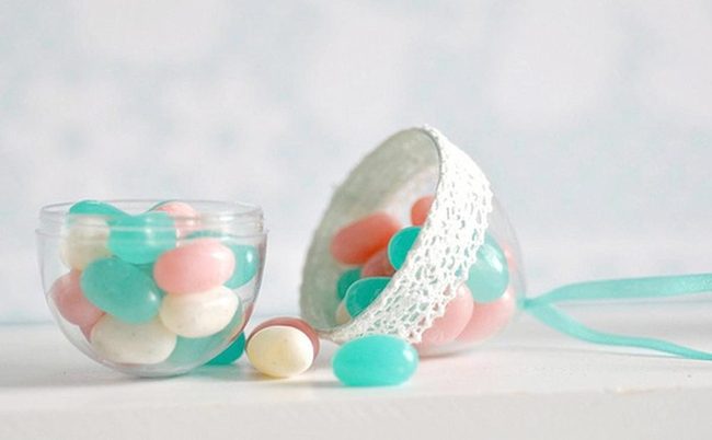 Pastel Jelly Beans In Glass