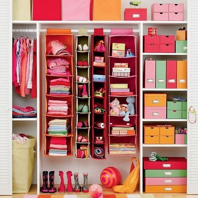 Colorful Kids Storage System