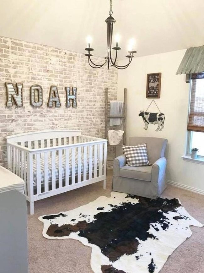 Black And White Cowhide Statement