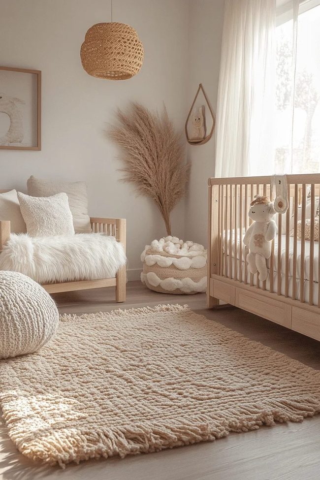 Pale Wood Scandinavian Nursery