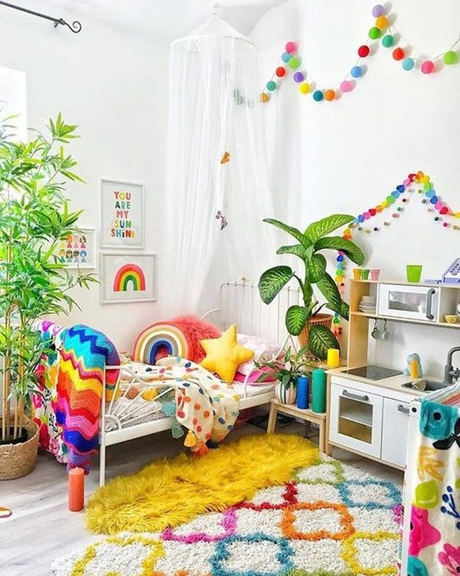 Rainbow Bedroom Dreams Child