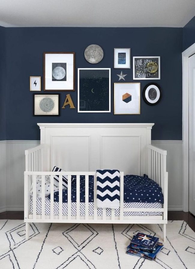 Deep Blue Space Nursery