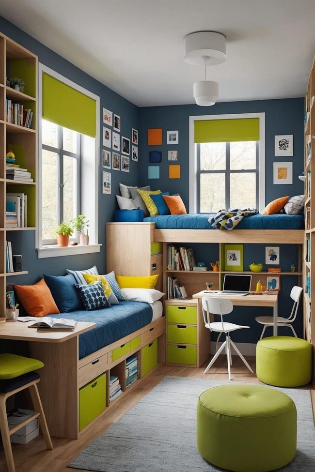 Storage Bed Solves Small Spaces