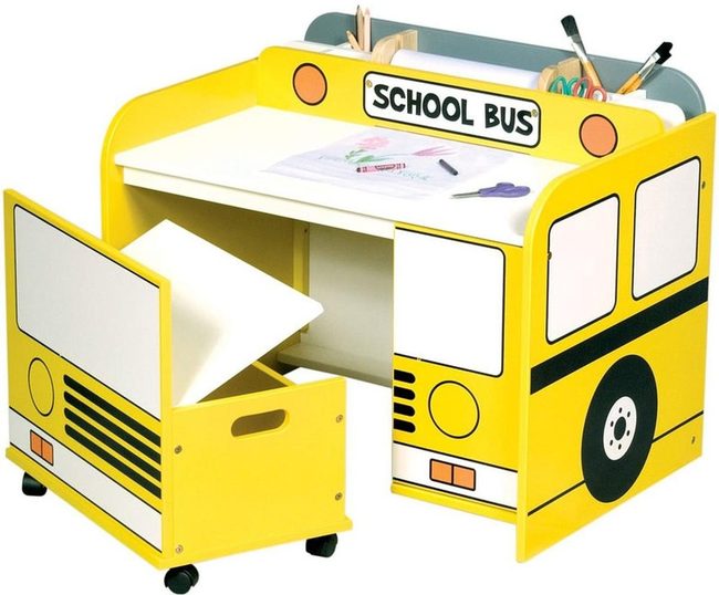 Yellow School Bus Desk