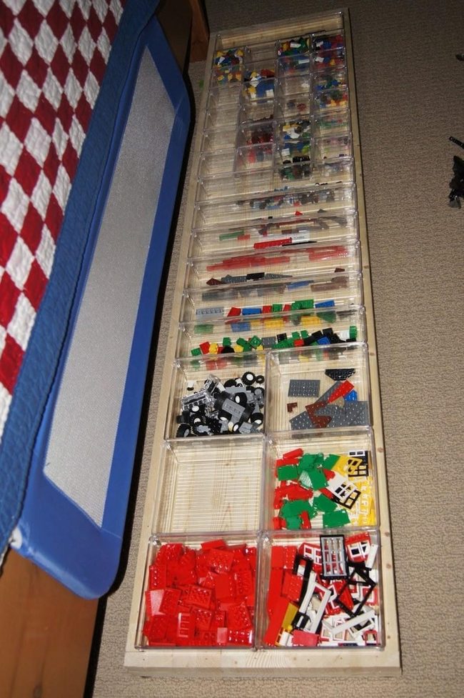 Colorful Blocks, Clear Containers