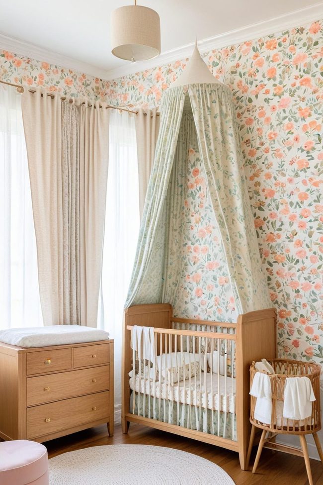 Watercolor Wildflowers Fill Walls