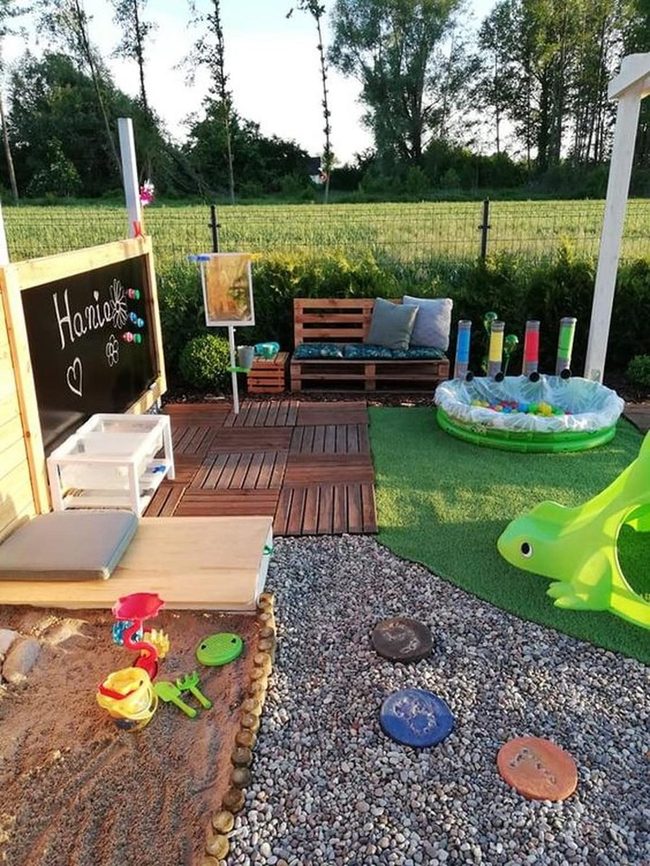 Colorful Buckets And Sensory Play