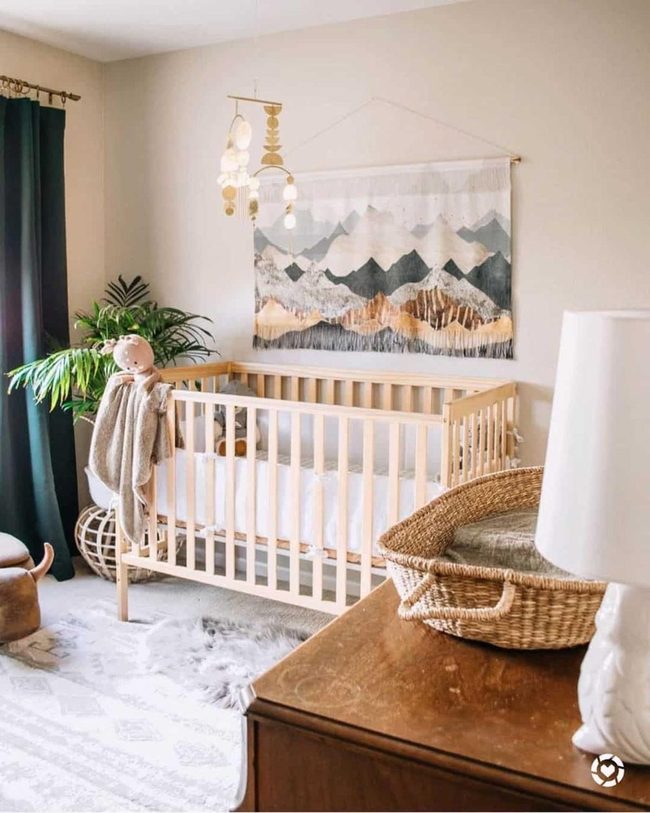 Soft Fabric Mountains Nursery