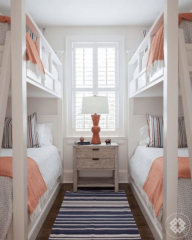 White Bunks, Orange Accents