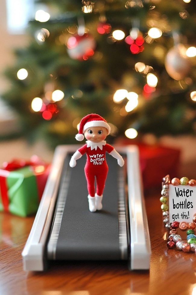 Tiny Elf Pumping Iron