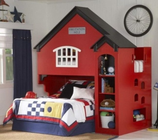 Red House Bed, Firefighter Dreams