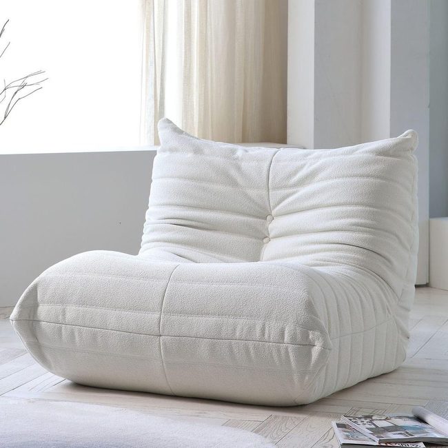 Oversized Neutral Lounger