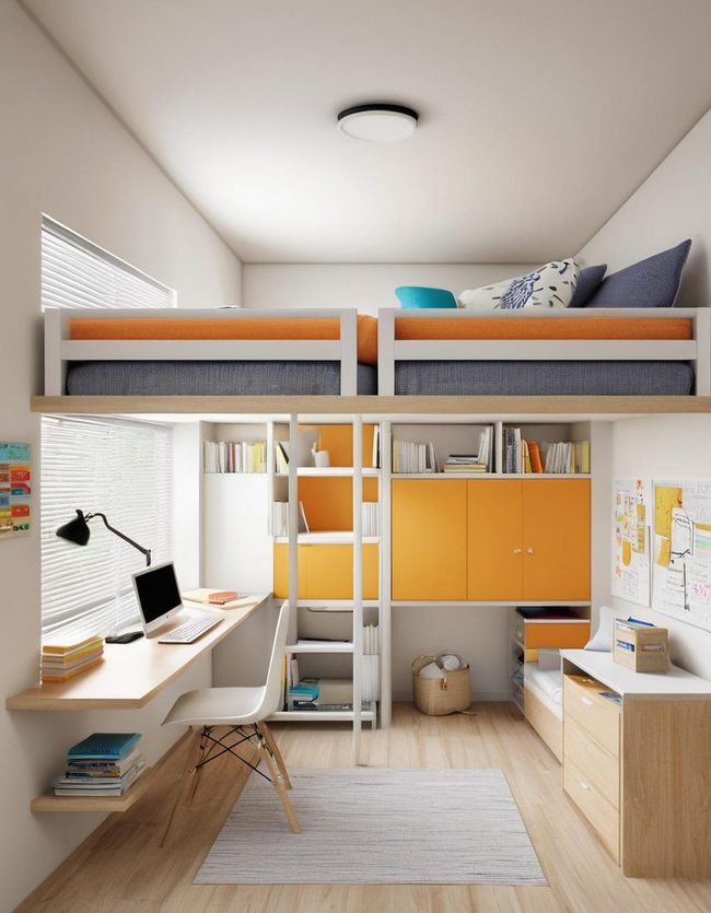Open Flow Bedroom Layout