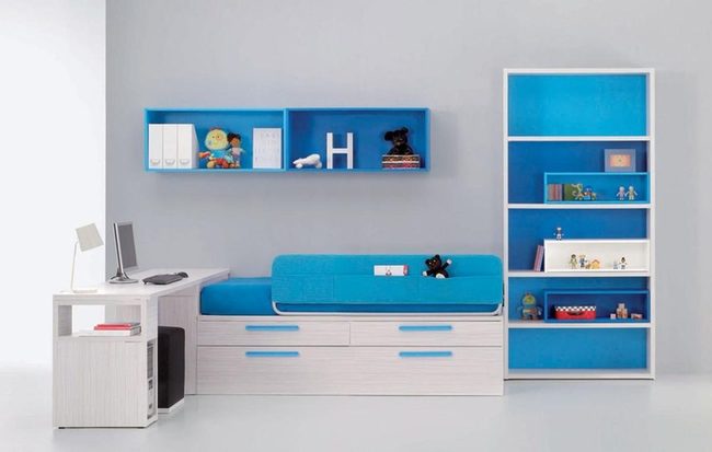 Blue And White Storage Haven