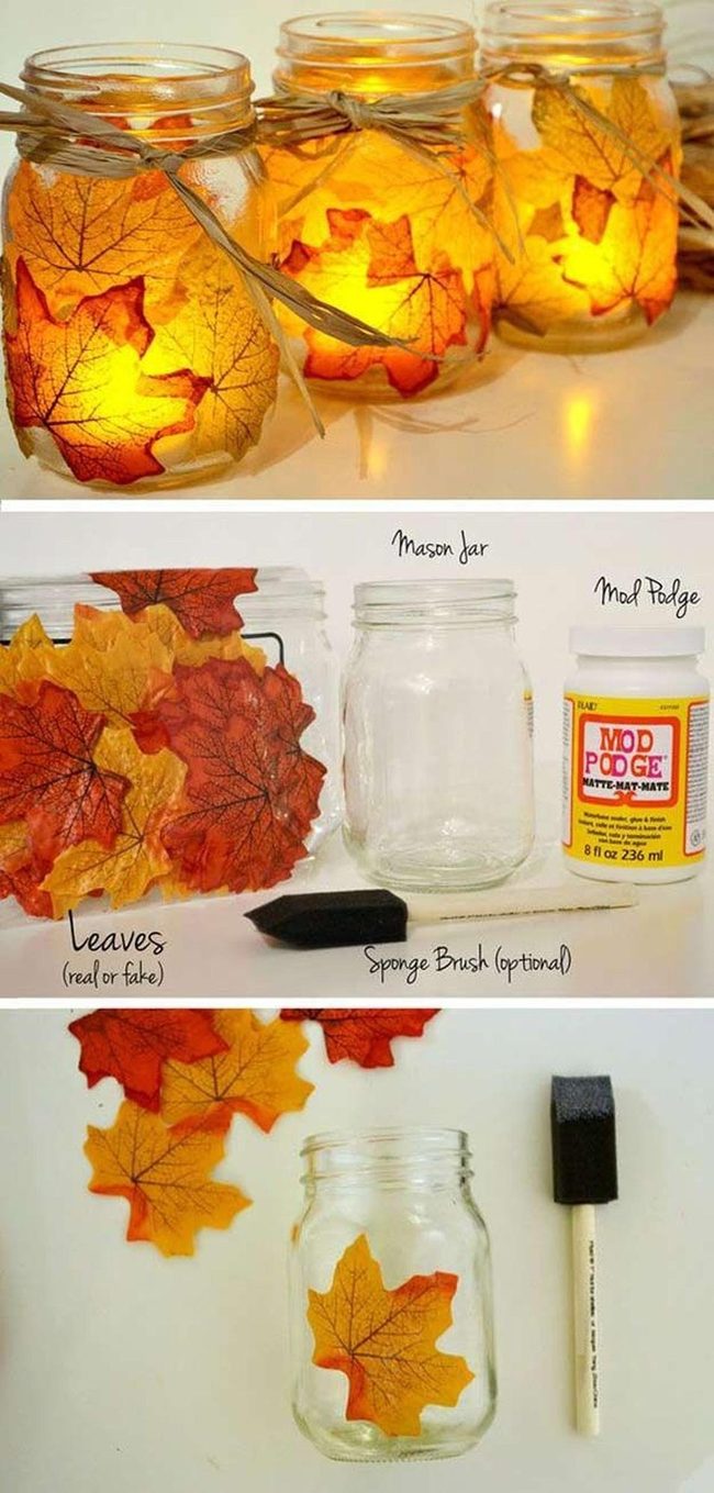 Autumn Leaf Lantern Glow