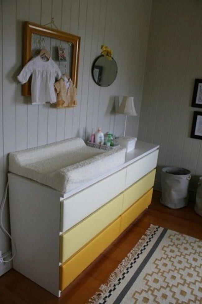 Yellow Dresser Nursery Corner