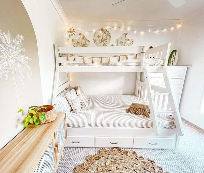 Lush Green Botanical Bedroom