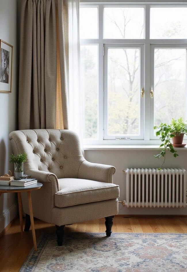 Colored Accent Chair Defines Dorm Style