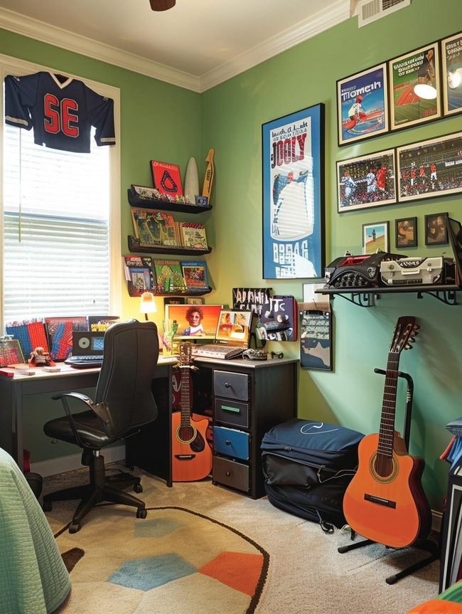 Hobbies on Display Transform Your Boudoir
