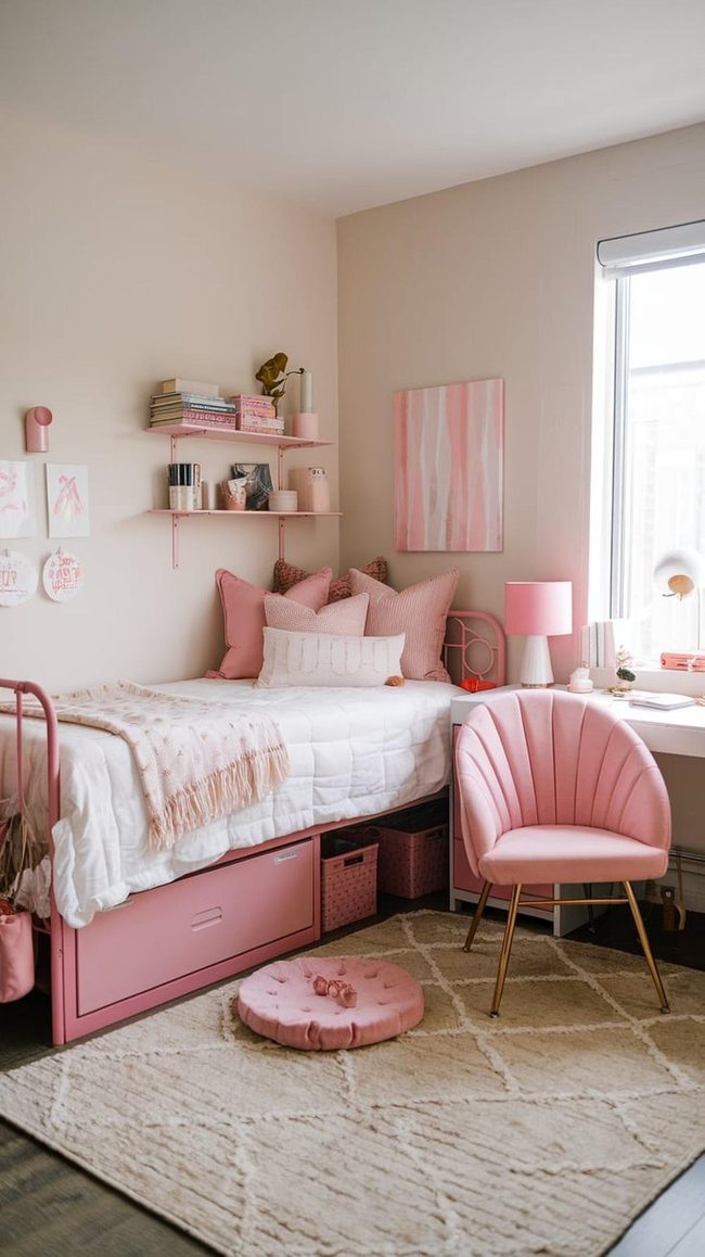 Plush Pink Sherpa Warmth