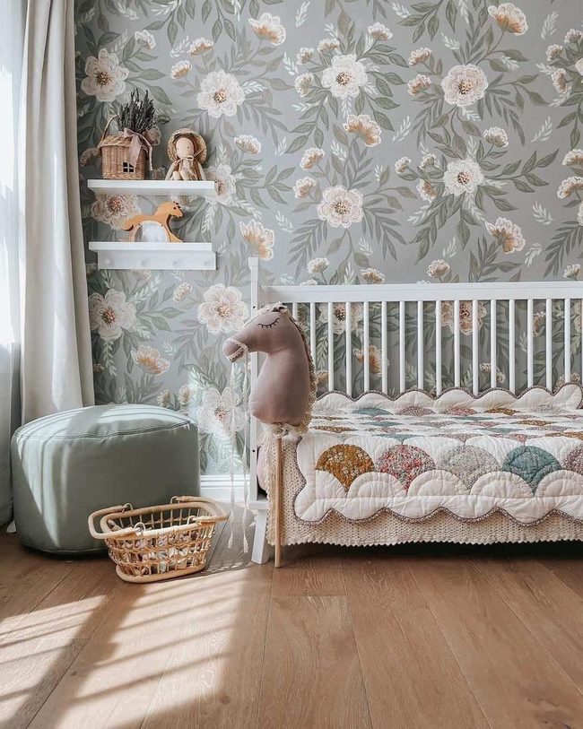 Soft Florals, Vintage Toys, Daybed