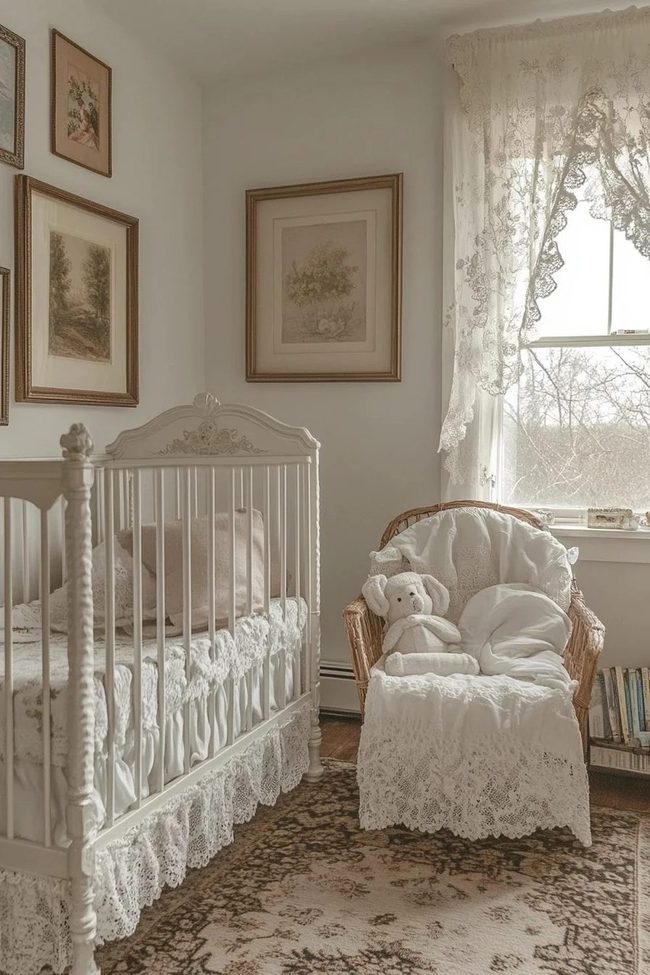 Vintage Books And Pastel Nursery