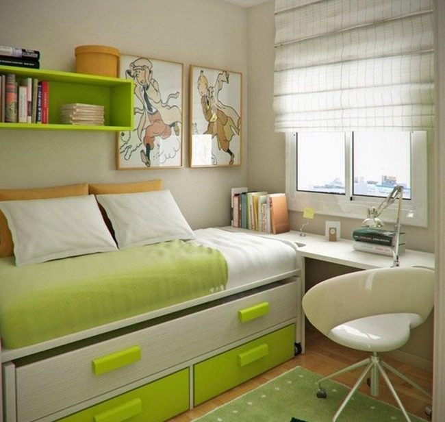 Natural Light Workspace Bedroom