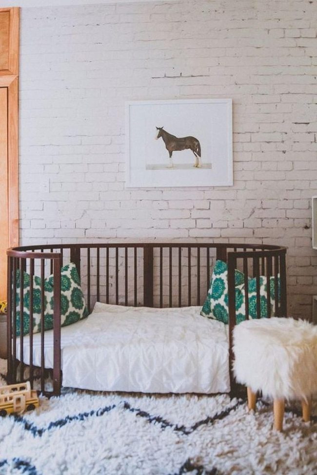 White Brick Scandinavian Nursery