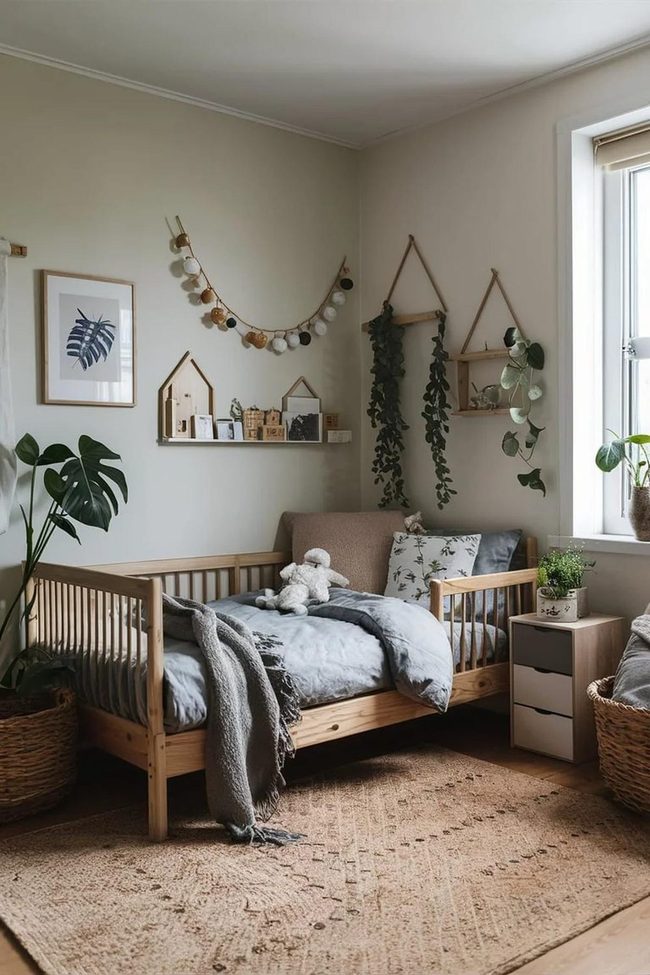 Untreated Wood Green Living Space