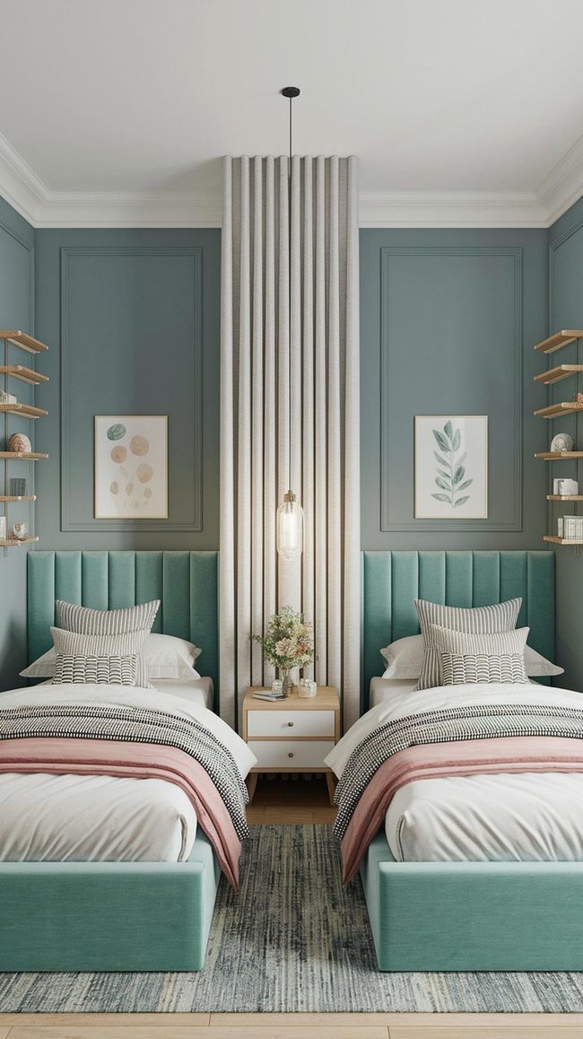 Shared Bedroom Private Zones