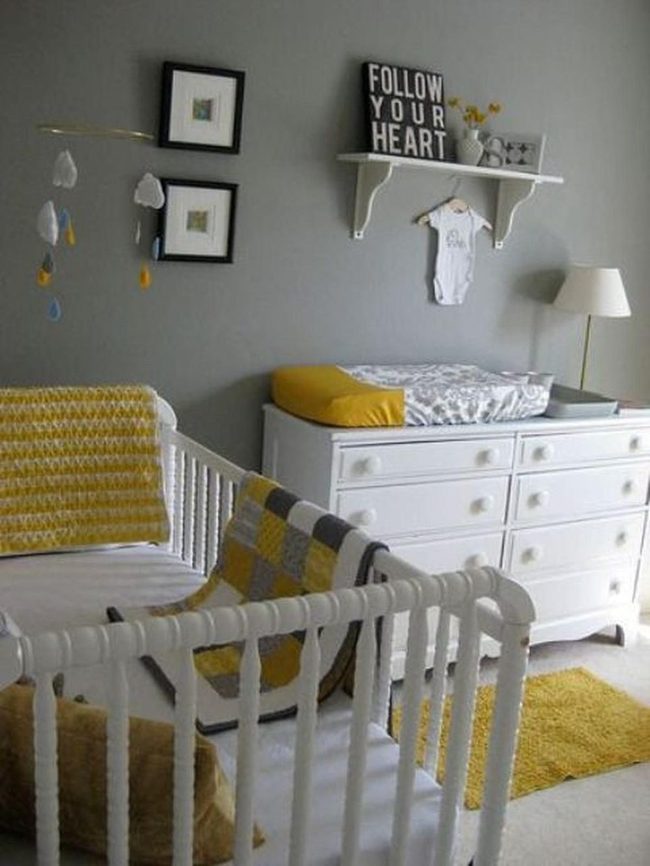 Yellow-Accented Gray Nursery