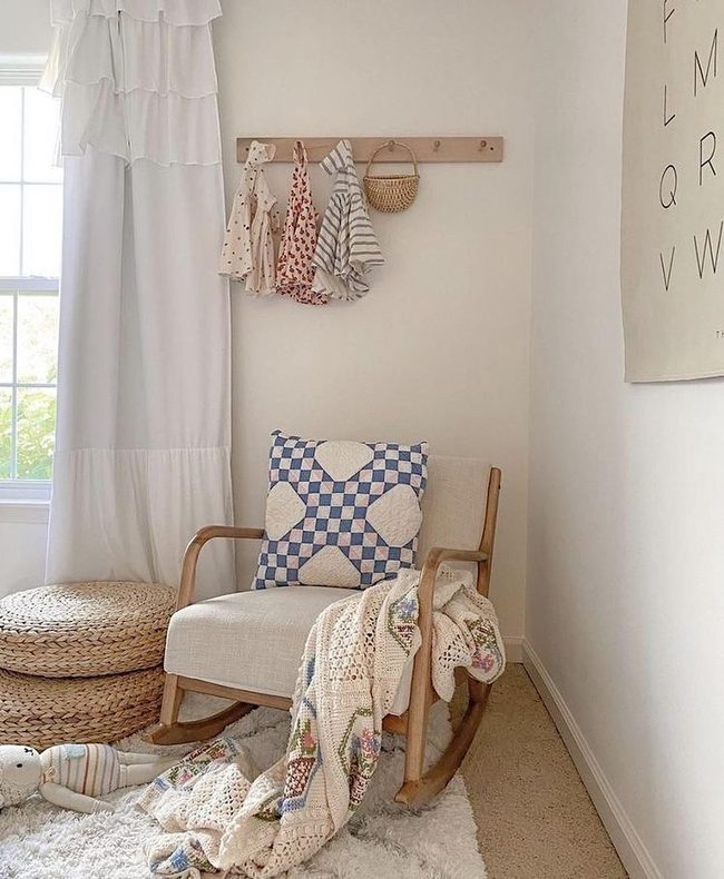 White Modern Rocker