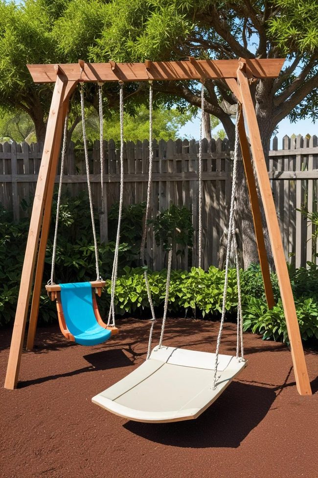 Timber Swings Backyard Playground