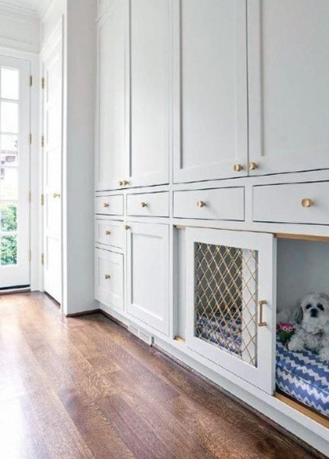 Golden Light White Kitchen
