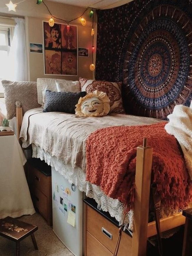 Fruity String Lights Bedroom