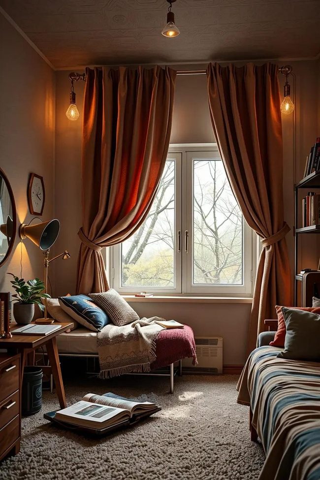 Soundproof Velvet Floor-To-Ceiling Curtains
