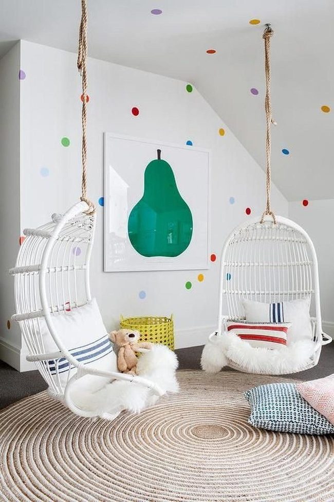 Colorful Dots, Floating Chairs