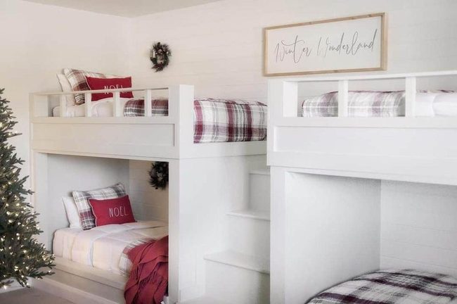 Red Plaid Bunk Retreat
