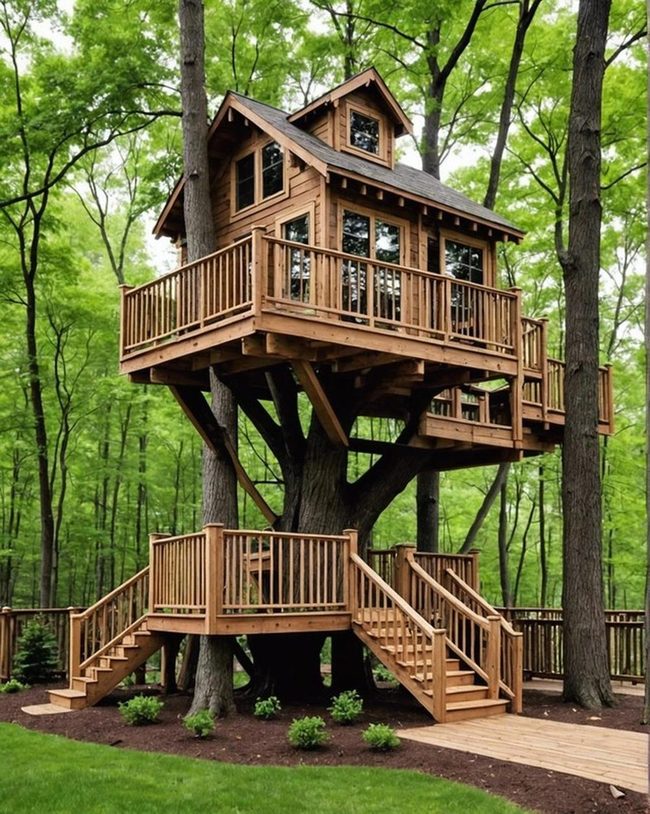 Elevated Backyard Kingdom For Kids