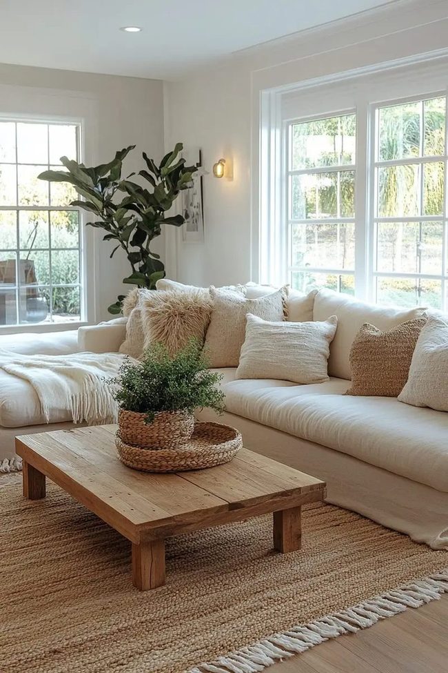 Green Windows Living Room