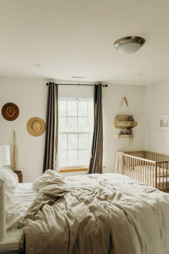Wooden Crib, Neutral Sanctuary